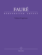 Valses Caprices piano sheet music cover